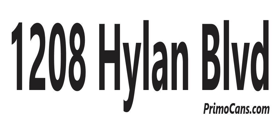 Custom Garbage Can Address Label – Never Lose Your Can Again! Style 5