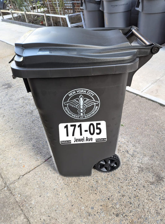 Custom Garbage Can Labels (Made for NYC Bins)