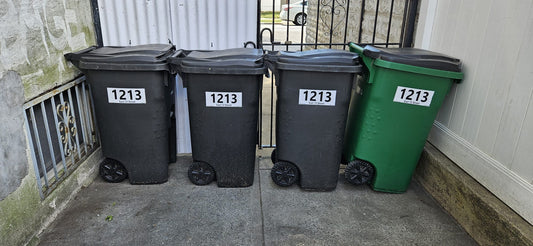 Custom Garbage Can Labels (Made for NYC Bins)