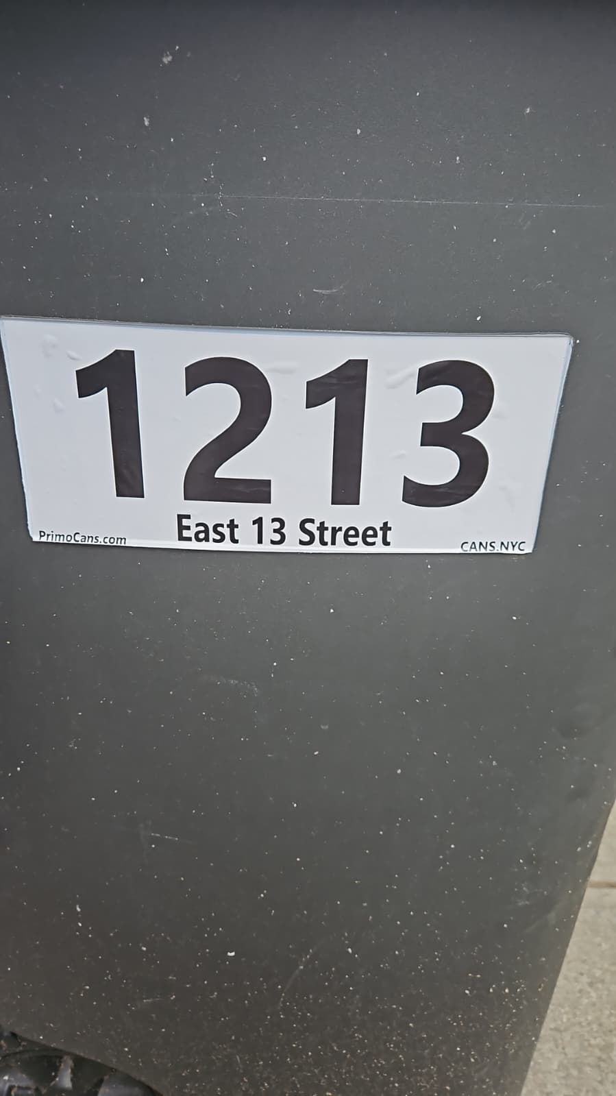 Custom Garbage Can Labels (Made for NYC Bins)
